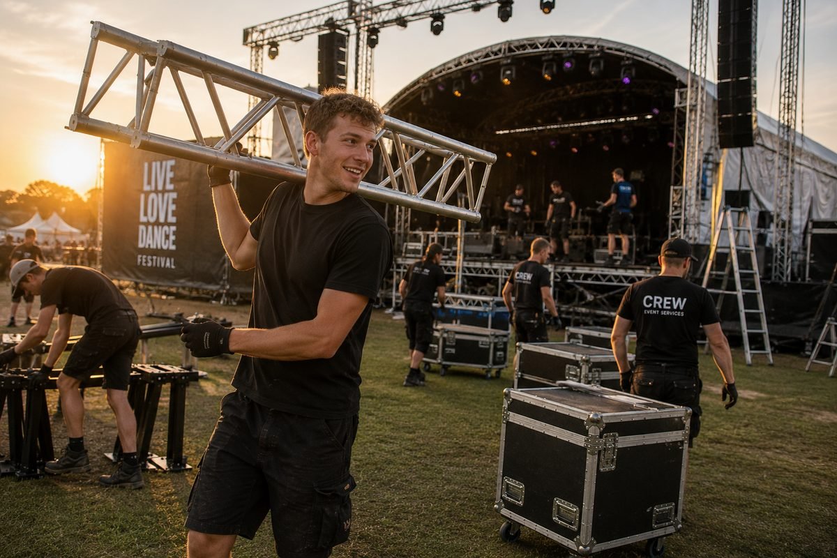 Op- & Afbouwmedewerker bij Festivals, evenementen & locaties in Noordwijk
